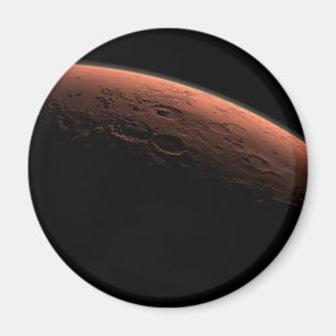 Sunrise at Gale Crater Planet Mars Magnet