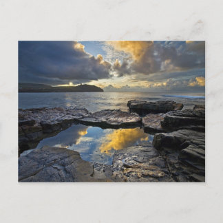 Sunrise At Kimmeridge Bay Postcard