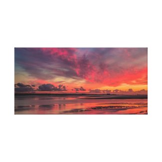 Sunrise at Lydney Harbour Canvas Print