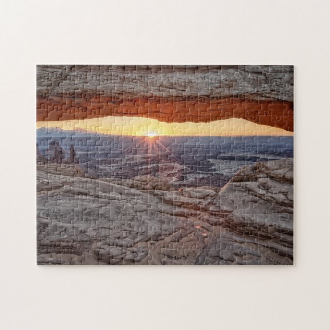 Sunrise at Mesa Arch, Canyonlands National Park Jigsaw Puzzle (Horizontal)