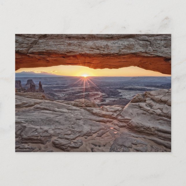 Sunrise at Mesa Arch, Canyonlands National Park Postcard (Front)