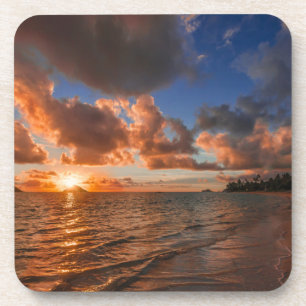 Sunrise At Mokulua Island Coaster