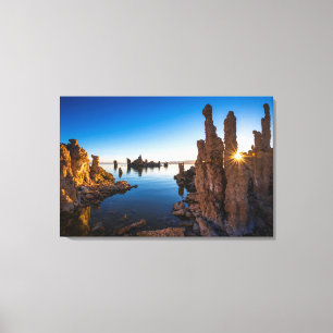 Sunrise at Mono lake, California Canvas Print