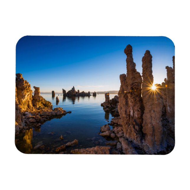 Sunrise at Mono lake, California Magnet (Horizontal)