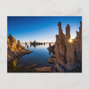 Sunrise at Mono lake, California Postcard