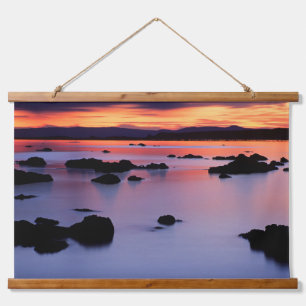 Sunrise at Mono Lake's Black Point Hanging Tapestry