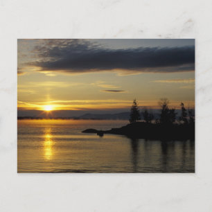 Sunrise at Moosehead Lake Postcard