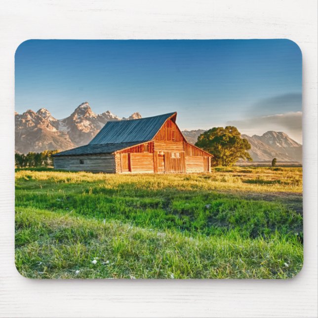 Sunrise at Moulton Barn Mouse Mat (Front)