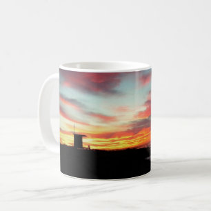 Sunrise at Newport Beach, California Coffee Mug