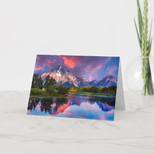 Sunrise at Oxbow Bend Card