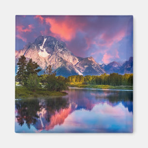 Sunrise at Oxbow Bend Magnet