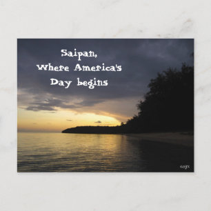 Sunrise At Pau Pau Beach Postcard