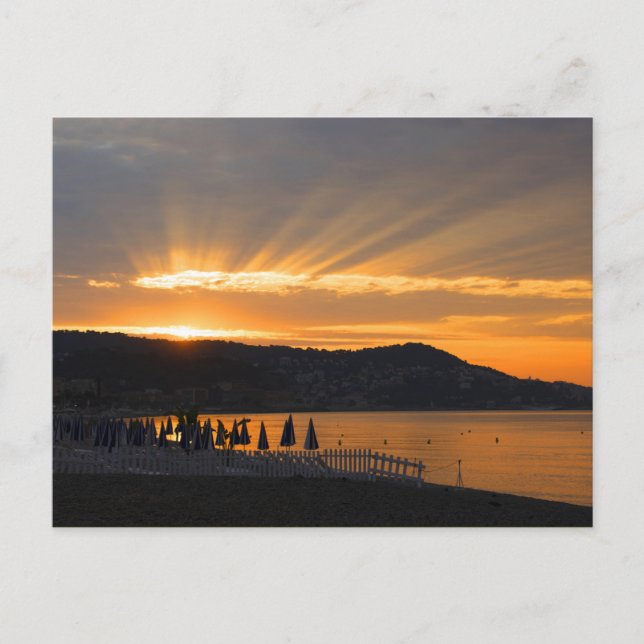 Sunrise At Promenade des Anglais Postcard (Front)