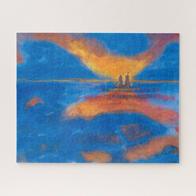 Sunrise at Sea | Emil Nolde | Jigsaw Puzzle (Horizontal)