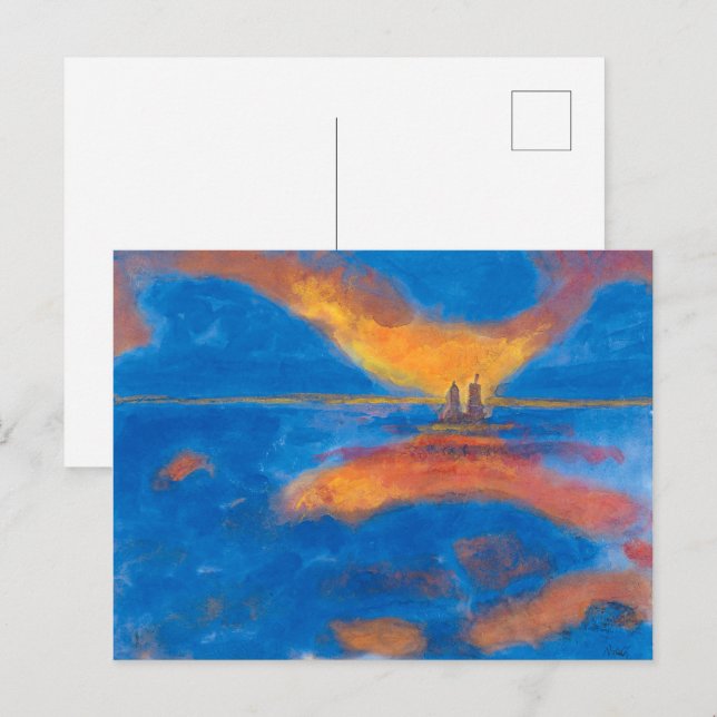 Sunrise at Sea | Emil Nolde | Postcard (Front/Back)
