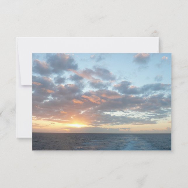 Sunrise at Sea I Pastel Seascape (Front)