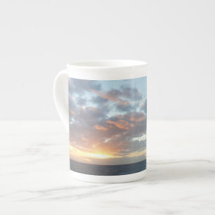 Sunrise at Sea I Pastel Seascape Bone China Mug