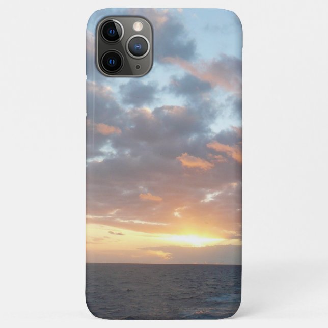 Sunrise at Sea I Pastel Seascape Case-Mate iPhone Case (Back)