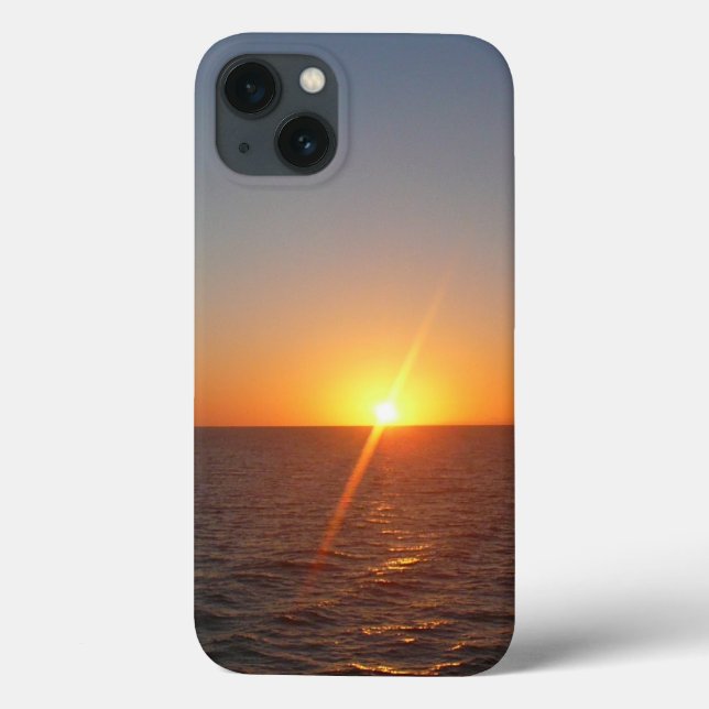 Sunrise at Sea III Ocean Horizon Seascape Case-Mate iPhone Case (Back)