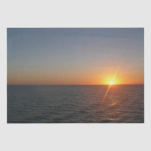Sunrise at Sea III Ocean Horizon Seascape Tissue Paper