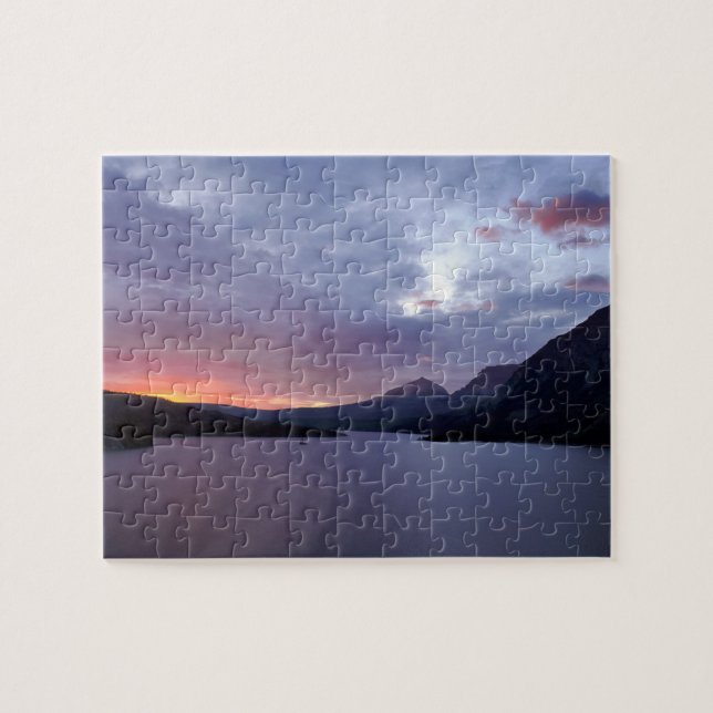 Sunrise at St. Mary Lake Jigsaw Puzzle (Horizontal)