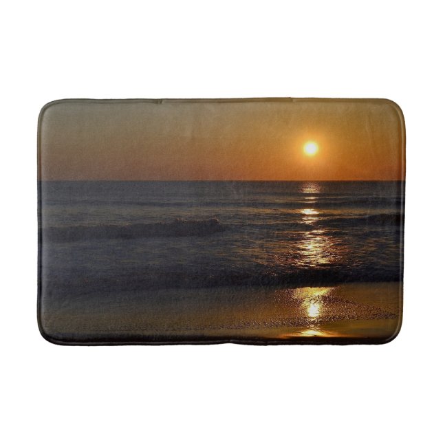 Sunrise at the Beach by Shirley Taylor Bath Mat (Front)