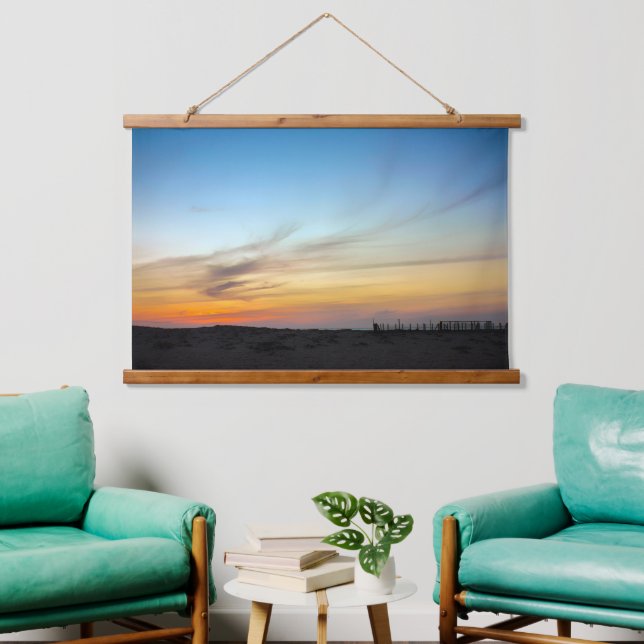 Sunrise at the Beach Hanging Tapestry (Living Room)