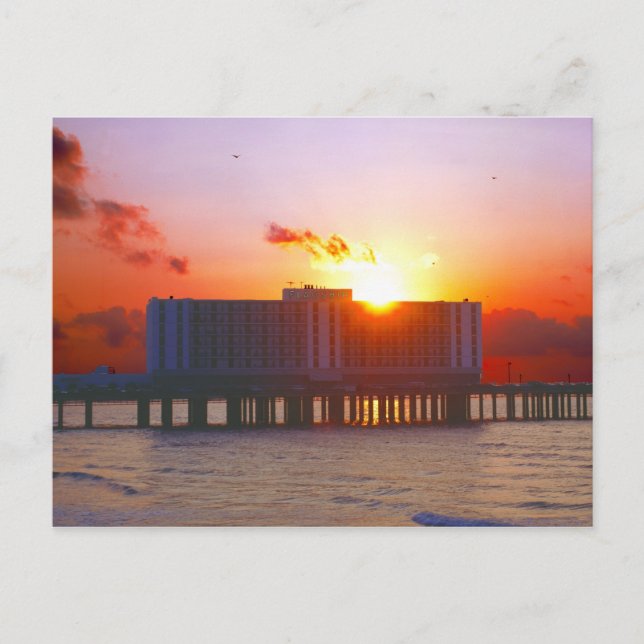 Sunrise At The Flagship Hotel Postcards (Front)