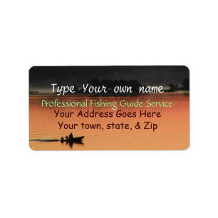 Sunrise at the Lake Labels-customise Label