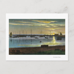 Sunrise at the Old Harbour Postcard