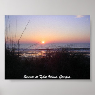 Sunrise at Tybee Island,... Poster