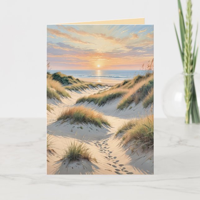 Sunrise Beach Thinking of You Card (Front)