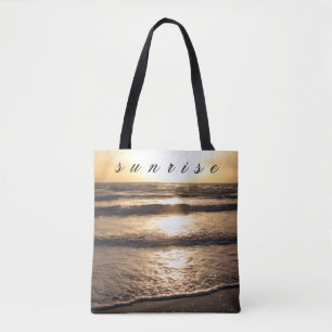 Sunrise Beach View Photo Tote Bag