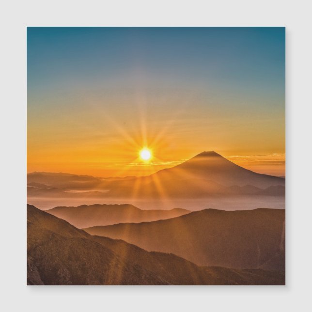 Sunrise between the hills (Front)