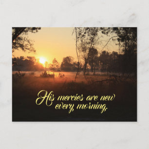 Sunrise Bible Verse Postcard