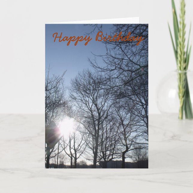 sunrise birthday card (Front)