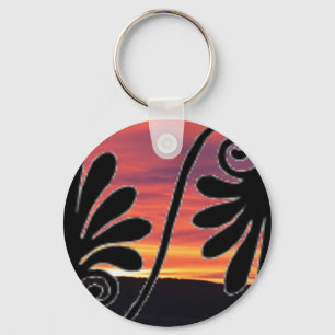 Sunrise Border Key Ring