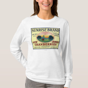 Sunrise Brand Cranberry Label T-Shirt