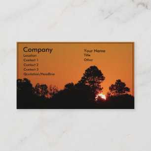 Sunrise Business Card
