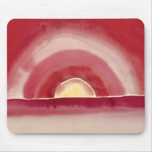 Sunrise by Georgia O'Keefe Mouse Mat