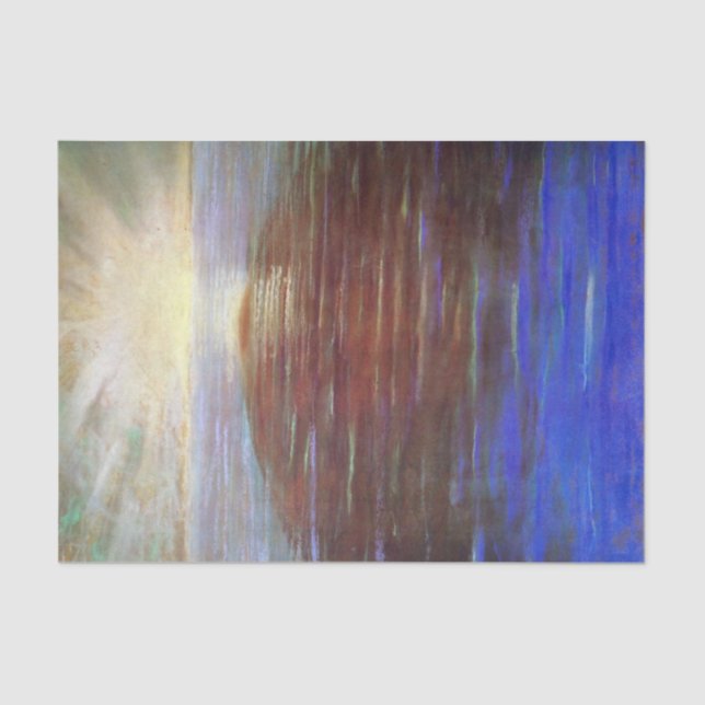 Sunrise by Mikalojus Ciurlionis Tissue Paper (Front)