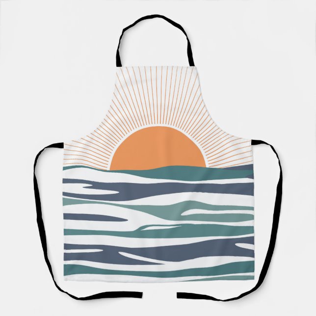 Sunrise by the sea apron (Front)