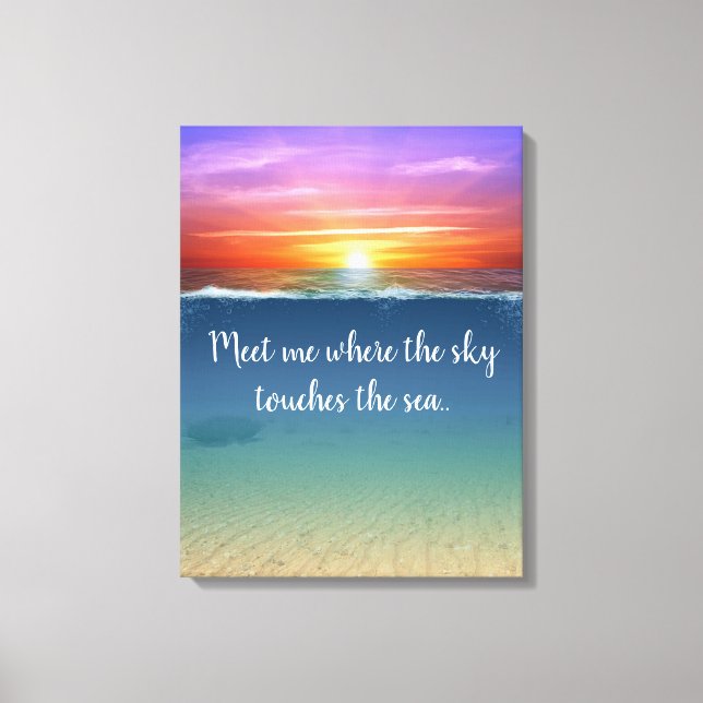 Sunrise Canvas Print (Front)