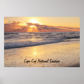 Sunrise cape Cod National Seashore Poster