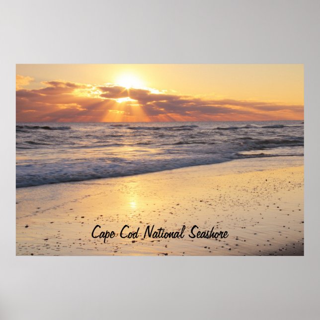 Sunrise cape Cod National Seashore Poster (Front)