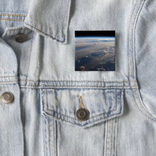 Sunrise Casts Long Shadows Over Philippine Sea 15 Cm Square Badge