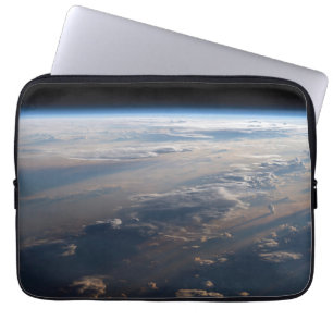 Sunrise Casts Long Shadows Over Philippine Sea Laptop Sleeve