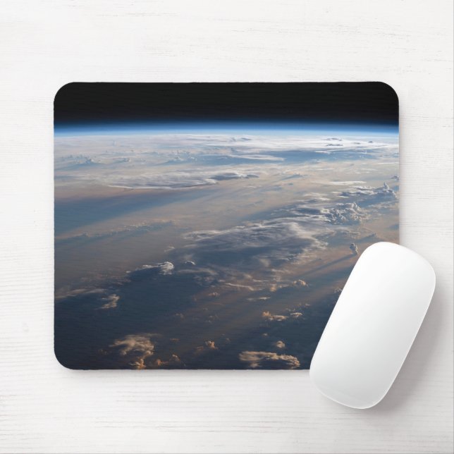 Sunrise Casts Long Shadows Over Philippine Sea Mouse Mat (With Mouse)