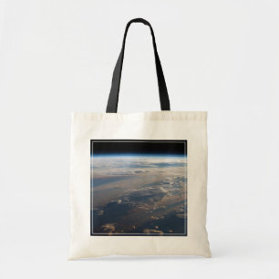 Sunrise Casts Long Shadows Over Philippine Sea Tote Bag