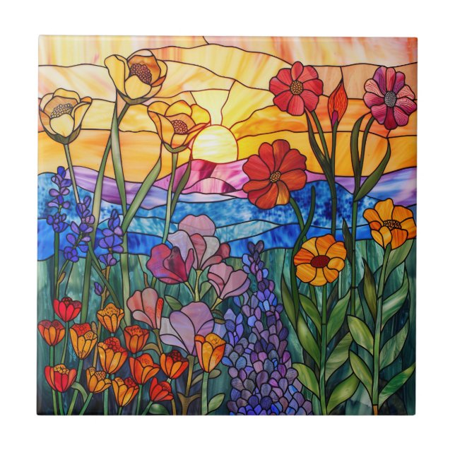 Sunrise Ceramic Tile (Front)
